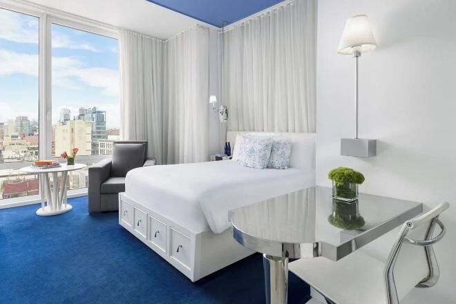 Egyptian cotton sheets, premium bedding, down duvets, in-room safe