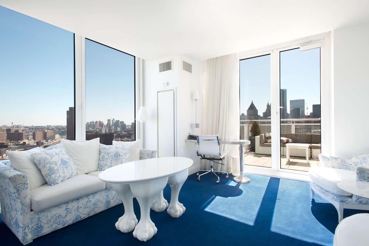Suite, balcon (NoMo) | Draps en coton égyptien, literie de qualité, couette en duvet