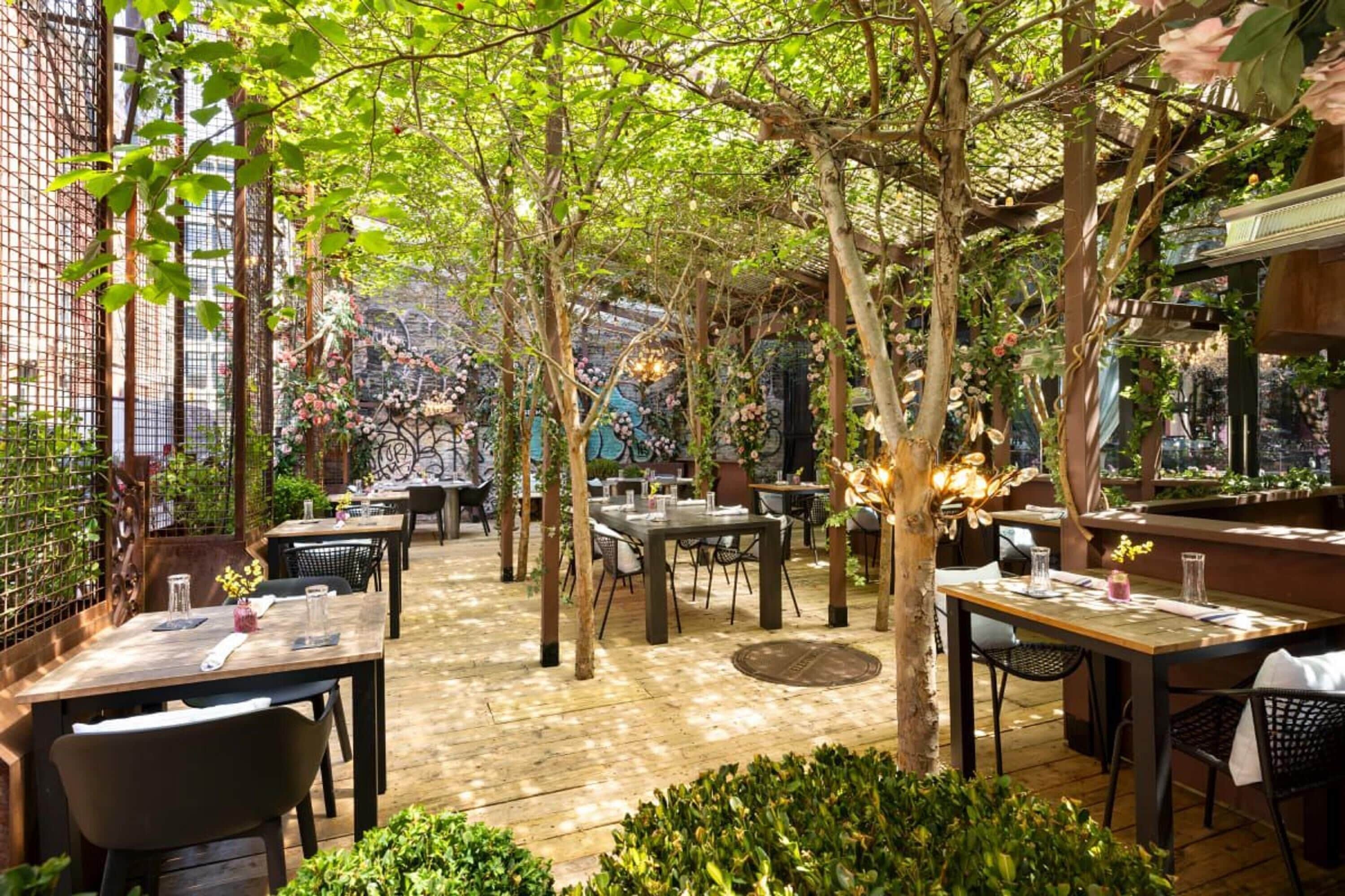 breakfast, lunch, dinner served; american cuisine, garden views