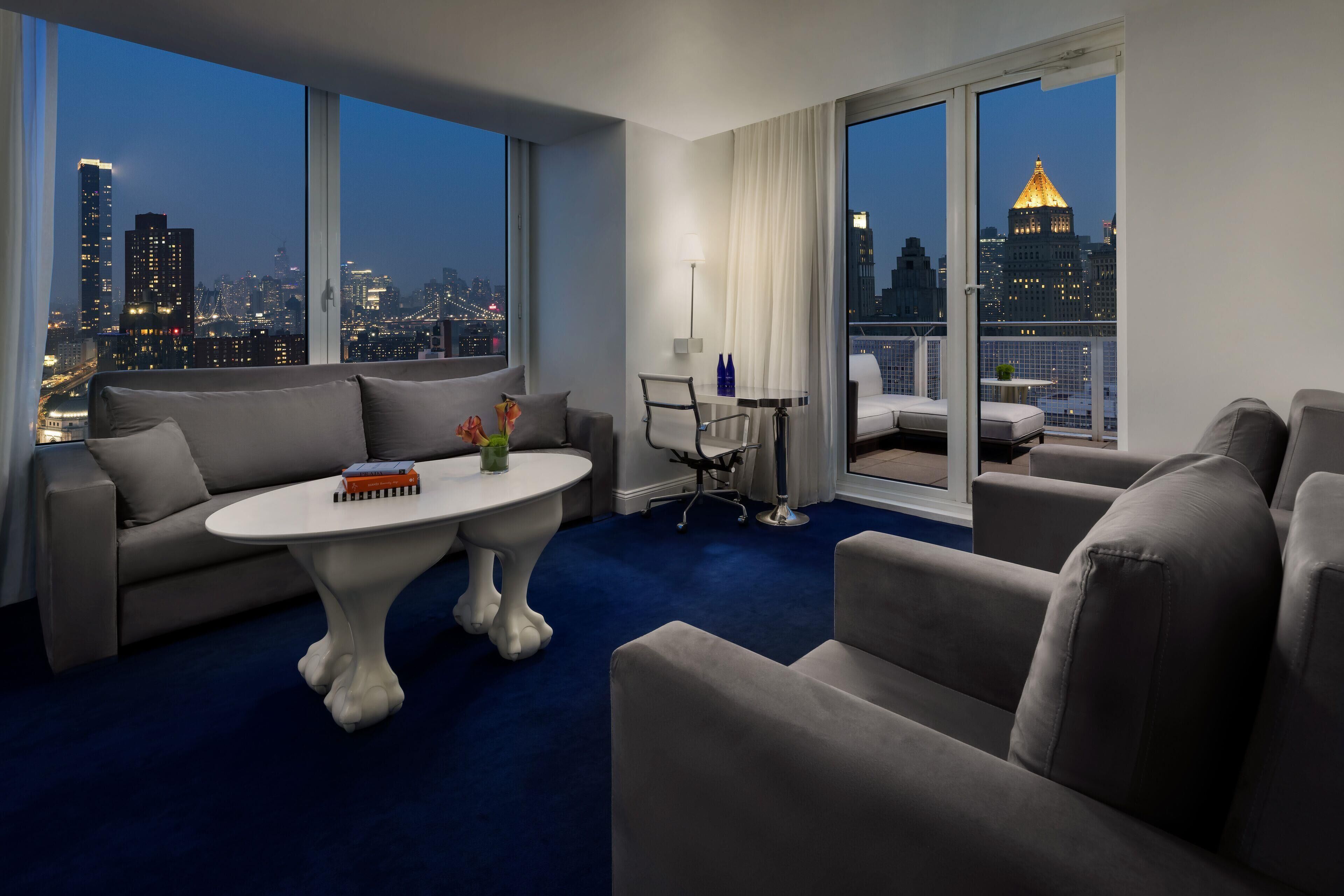 suite, balcony (nomo) | egyptian cotton sheets, premium bedding, down duvets, in-room safe