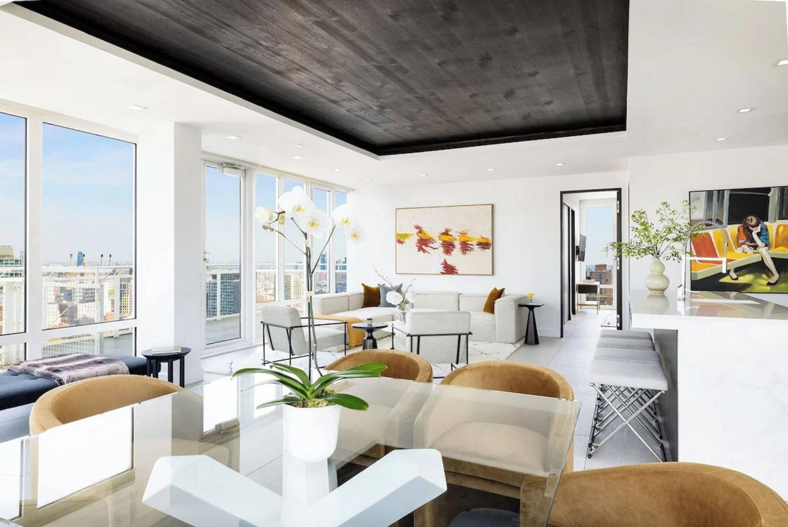 ペントハウス | エジプト綿のシーツ、高級寝具、羽毛の掛け布団、セーフティボックス (室内)