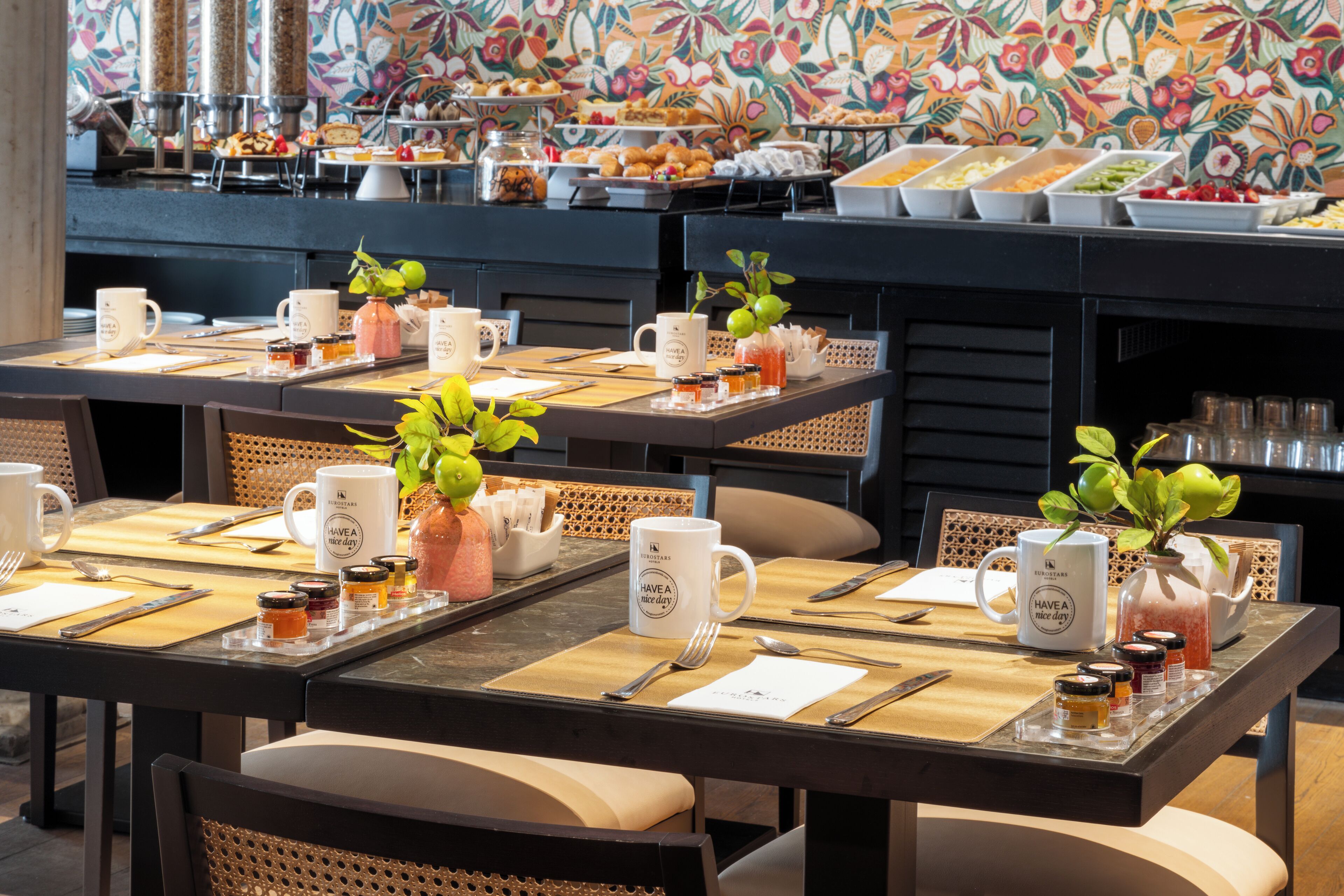 daily buffet breakfast (eur 20 per person)