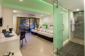 Deluxe Double Room, 1 Double Bed | Pillow-top beds, in-room safe, desk, iron/ironing board - Armoni Patong Beach Hotel (Patong)