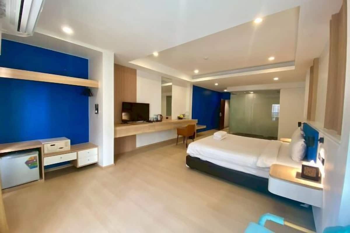 Pillowtop-bedden, een kluis op de kamer, een bureau, gratis wifi