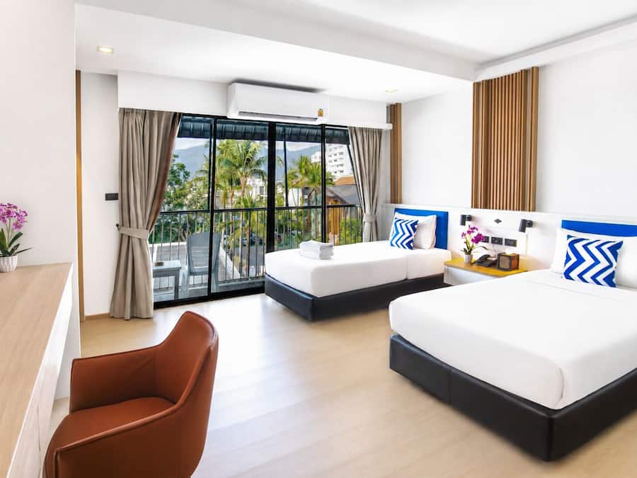 Premium bedding, pillow-top beds, in-room safe, desk