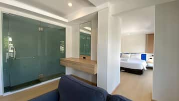 Pillow-top beds, in-room safe, desk, iron/ironing board