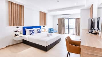 Executive Suite | Hochwertige Bettwaren, Pillowtop-Betten, Zimmersafe, Schreibtisch