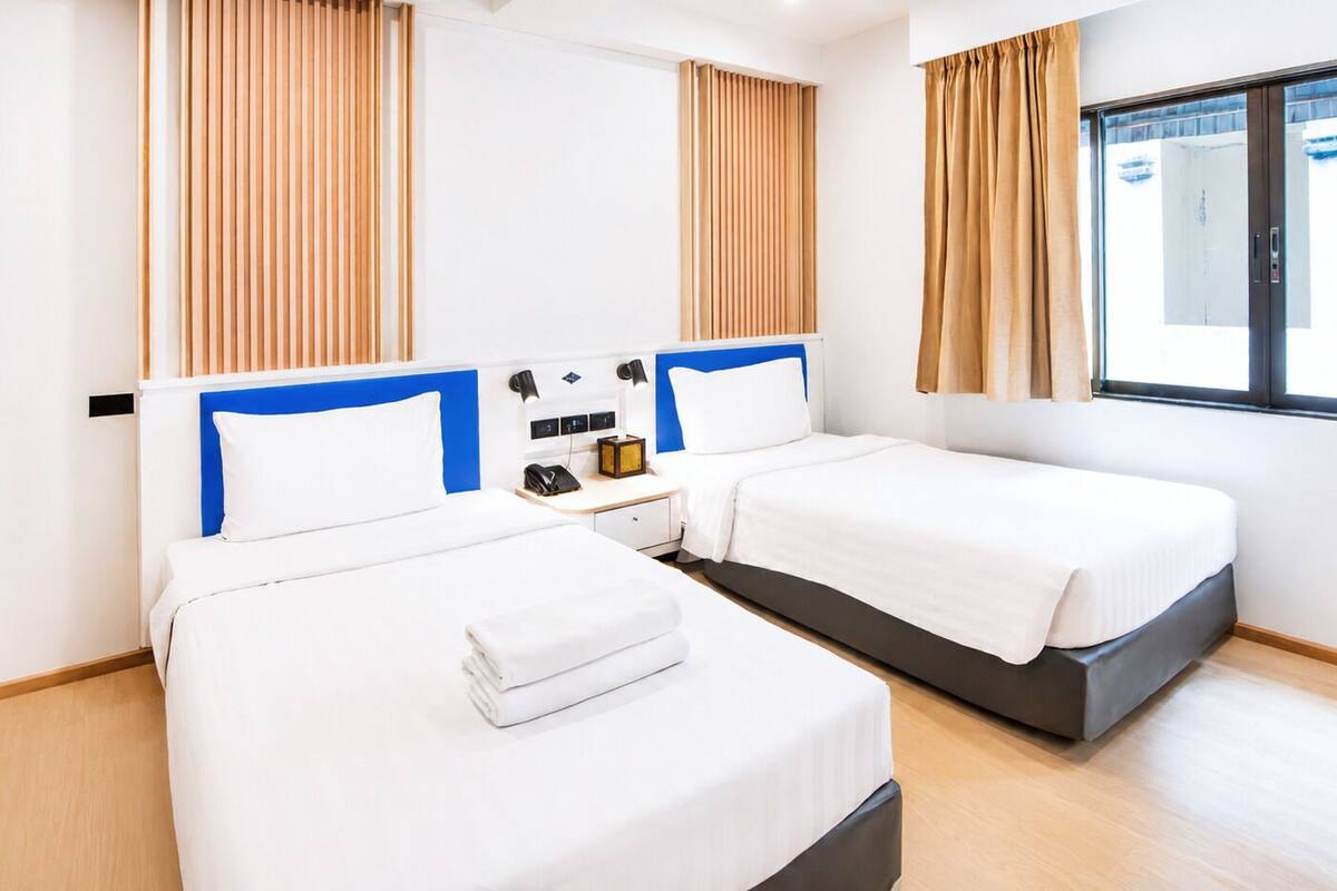 Superior Twin Room | 高級寢具、舒適加層、客房內保險箱、書桌