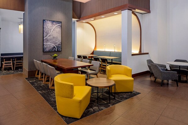 Sala de estar en el lobby