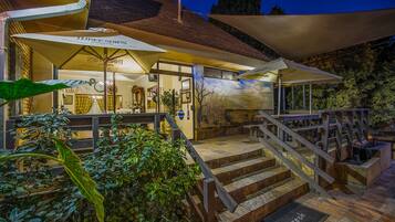 Front of property - evening/night