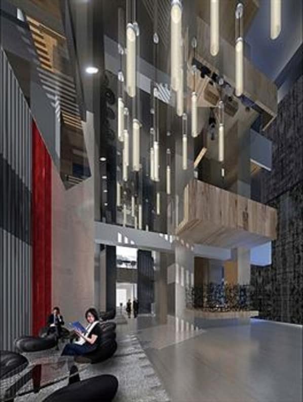 Sala de estar en el lobby