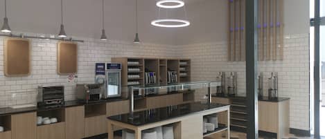 Free buffet breakfast