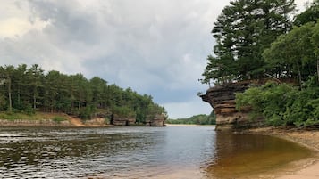 Private beach, kayaking, fishing