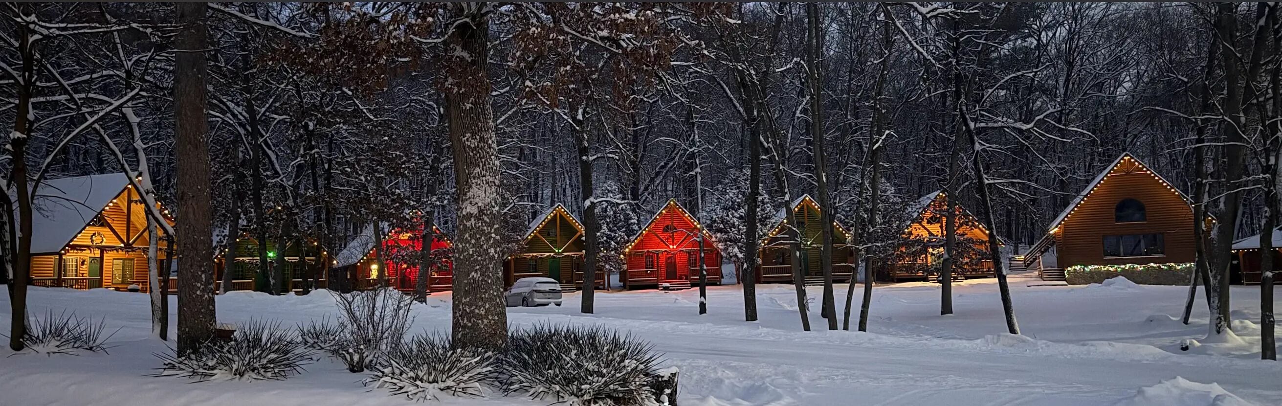 2 bedroom log cabin with loft (8 person) | 1 bedroom, select comfort beds, individually decorated