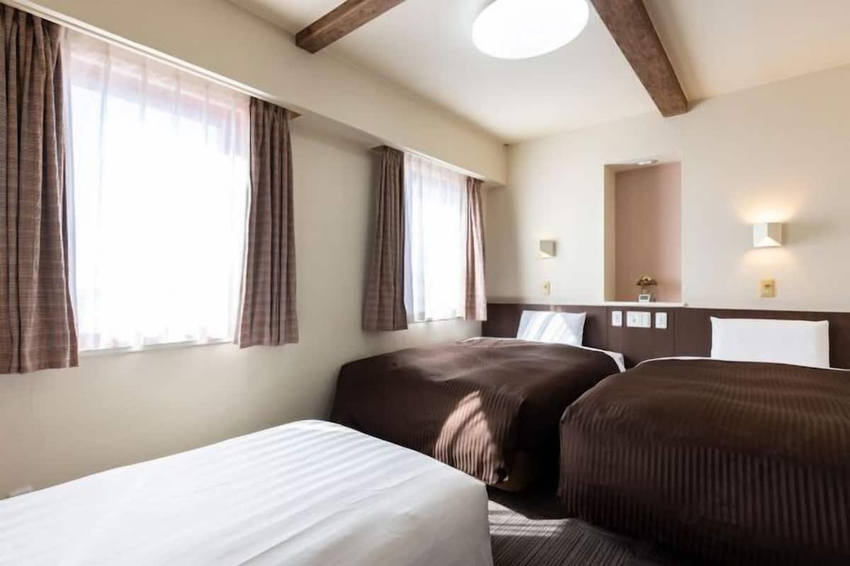 Desk, blackout drapes, iron/ironing board, free WiFi