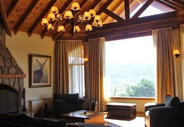 Sala de estar en el lobby