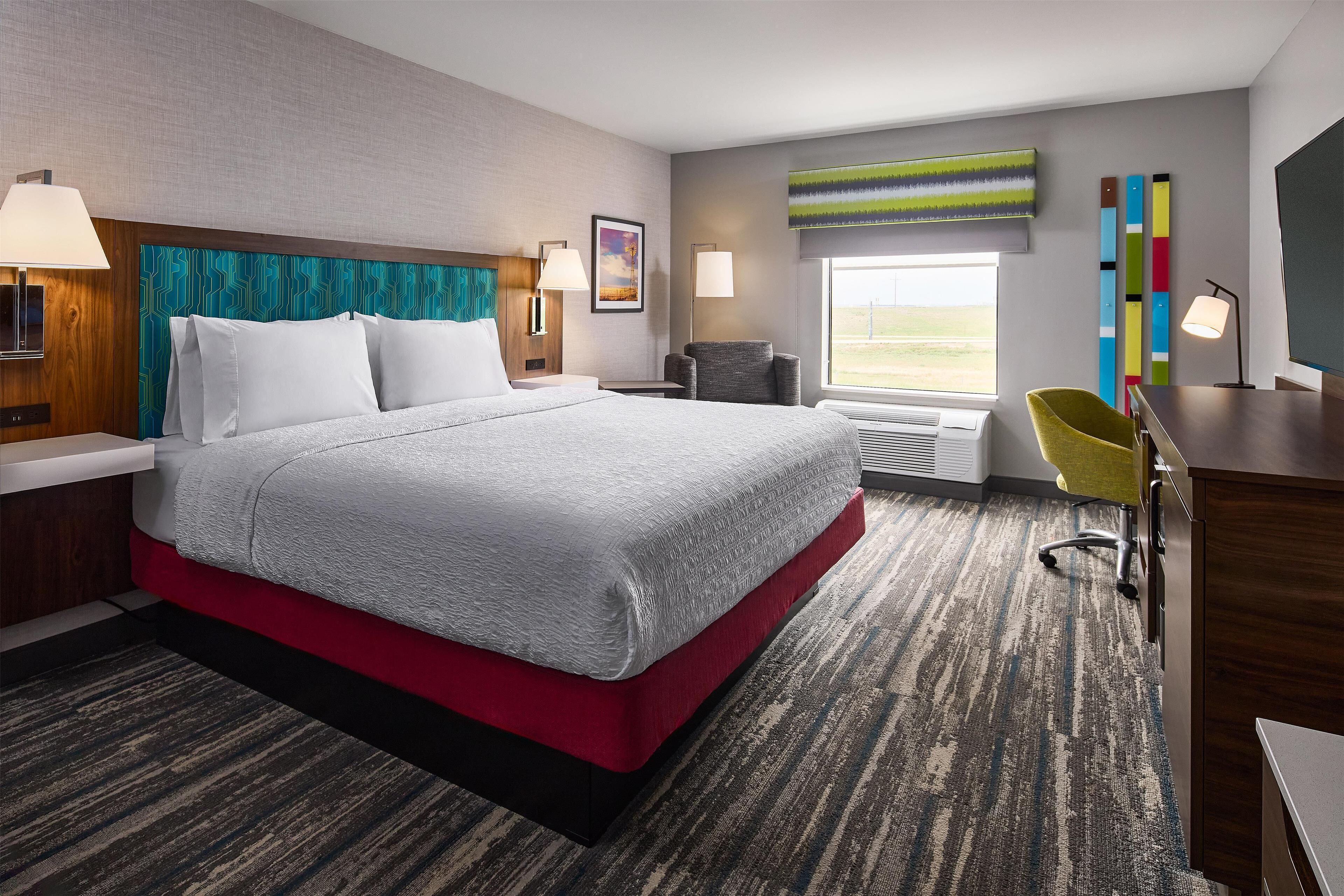 room, 1 king bed, refrigerator & microwave | 1 bedroom, hypo-allergenic bedding, select comfort beds, in-room safe