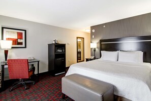 In-room safe, desk, laptop workspace, blackout curtains - Hampton Inn & Suites by Hilton Red Deer (Red Deer)