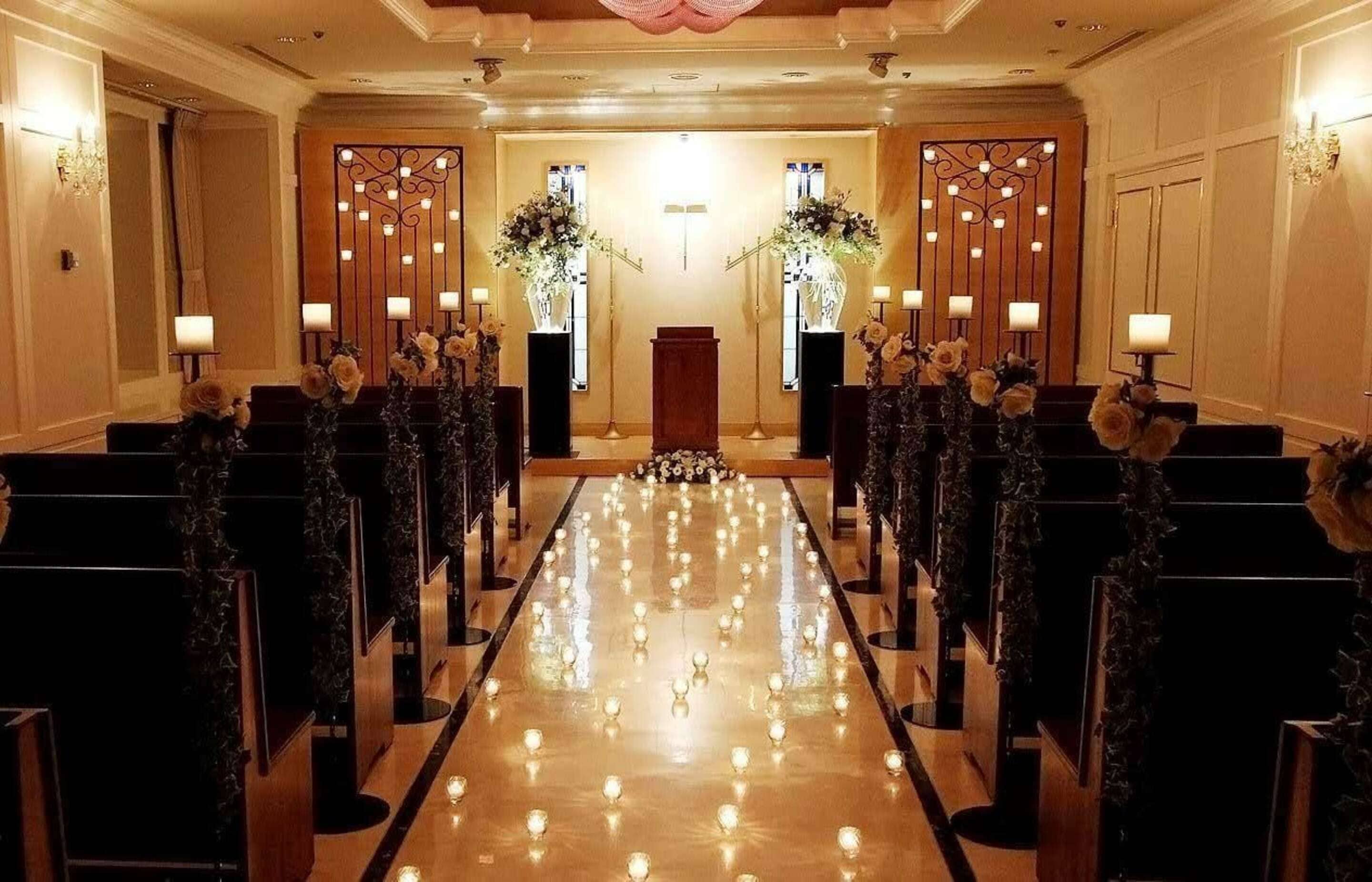 Indoor wedding