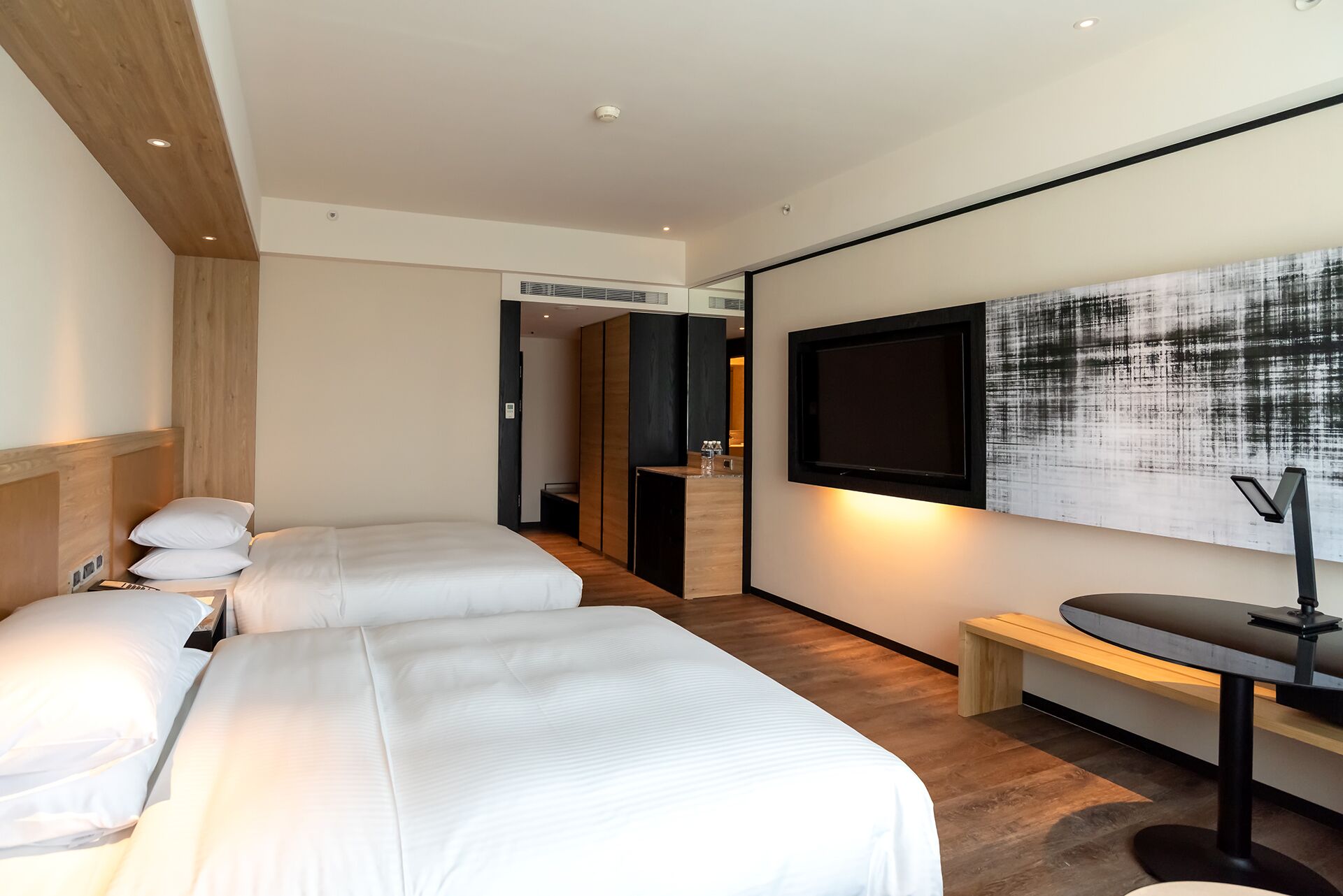standard room, 2 double beds | premium bedding, pillow-top beds, minibar, in-room safe