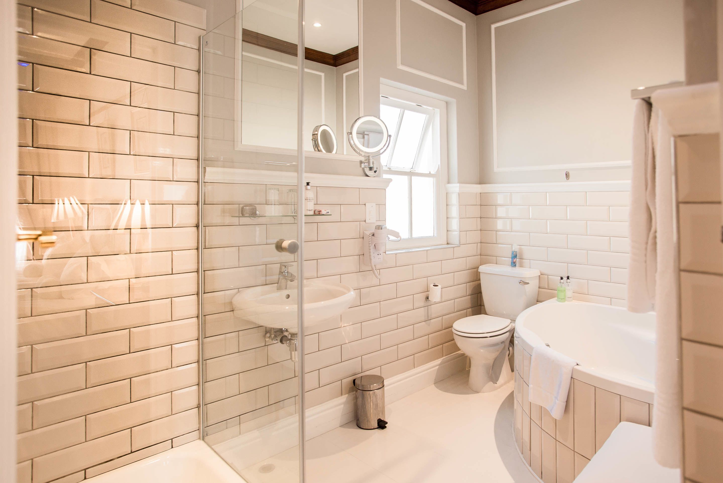 deluxe double room, 1 queen bed with sofa bed | bathroom | free toiletries, hair dryer, towels