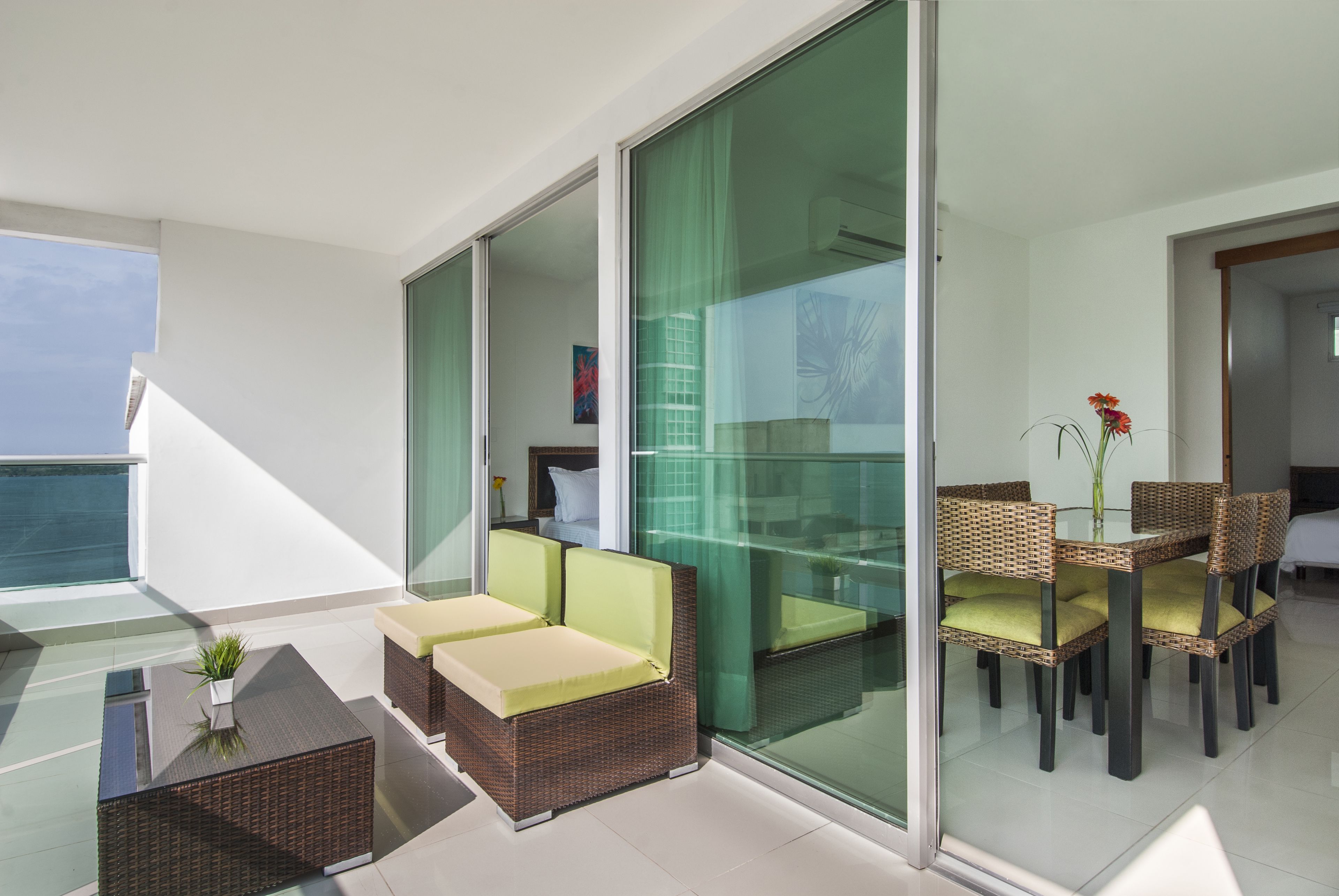 Huoneisto, 2 makuuhuonetta | Minibaari, tallelokero huoneessa, työpöytä, silitysrauta/-lauta