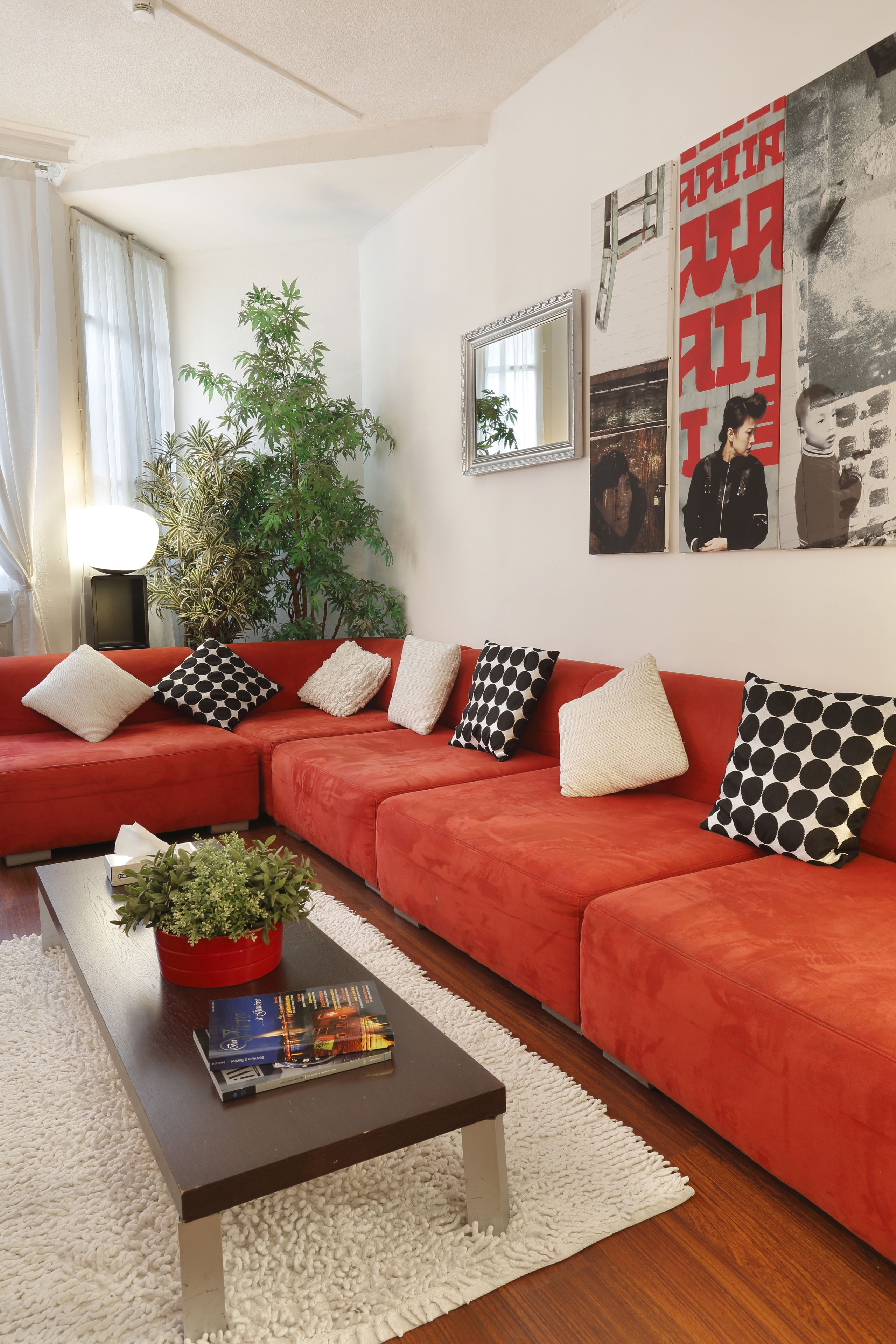 93-cm TV with satellite channels, DVD player
