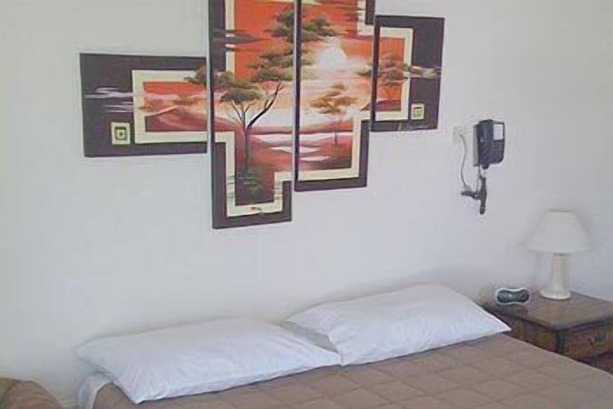Premium bedding, desk, blackout curtains, iron/ironing board