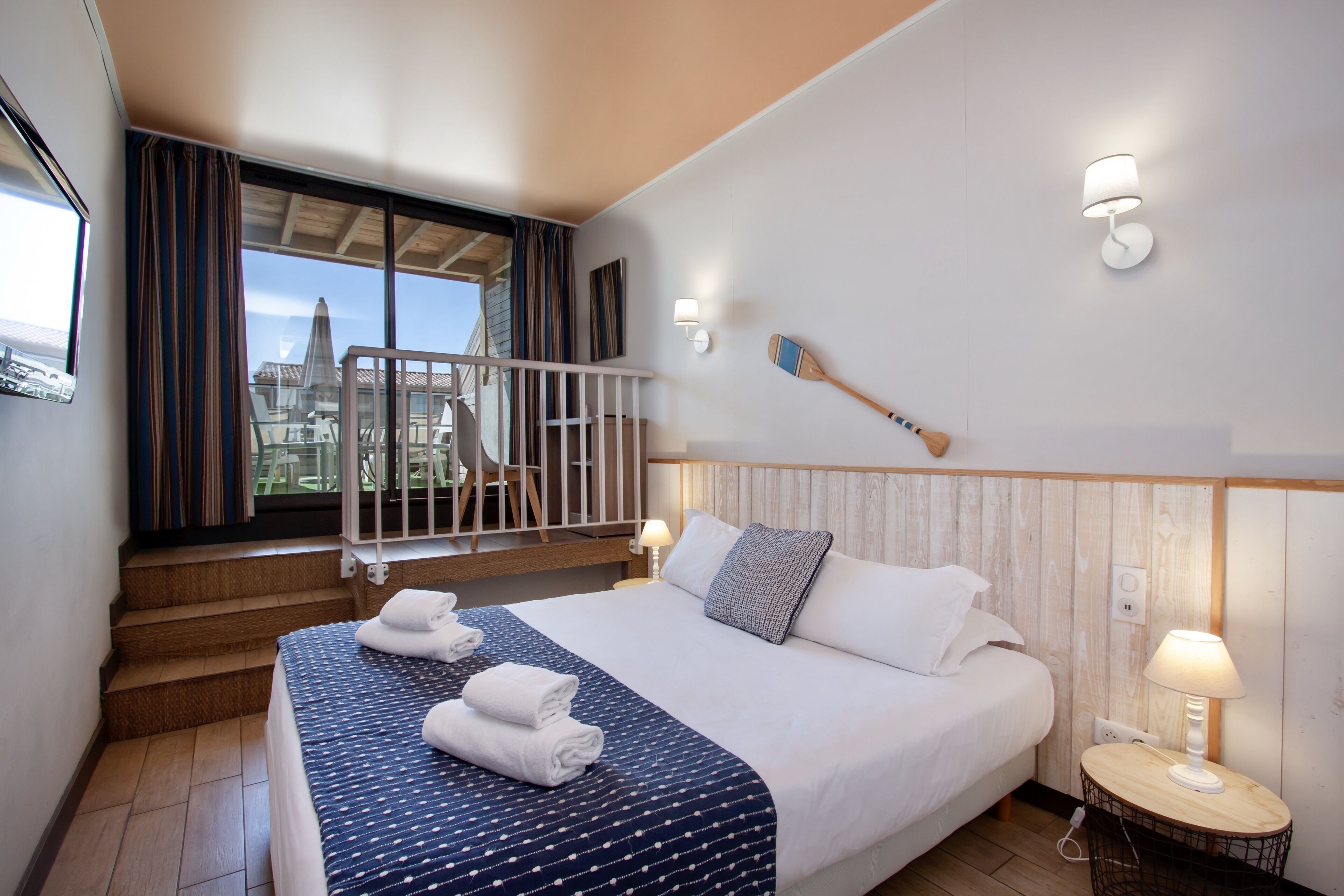 superior double room (seaside) | 1 bedroom, premium bedding, memory-foam beds, minibar