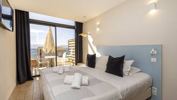 1 chambre, literie de qualité supérieure, matelas mémoire de forme