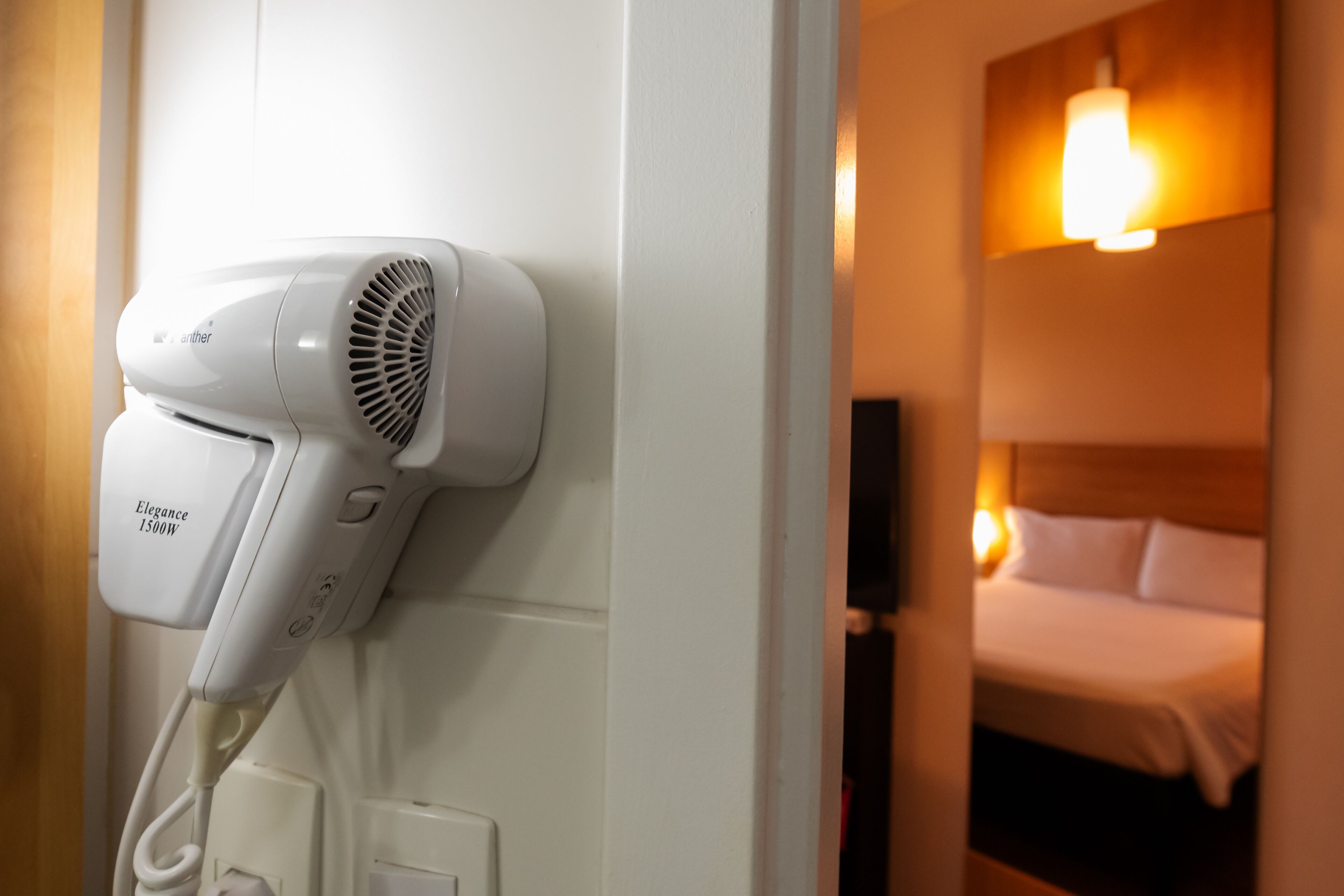 shower, eco-friendly toiletries, hair dryer, bidet