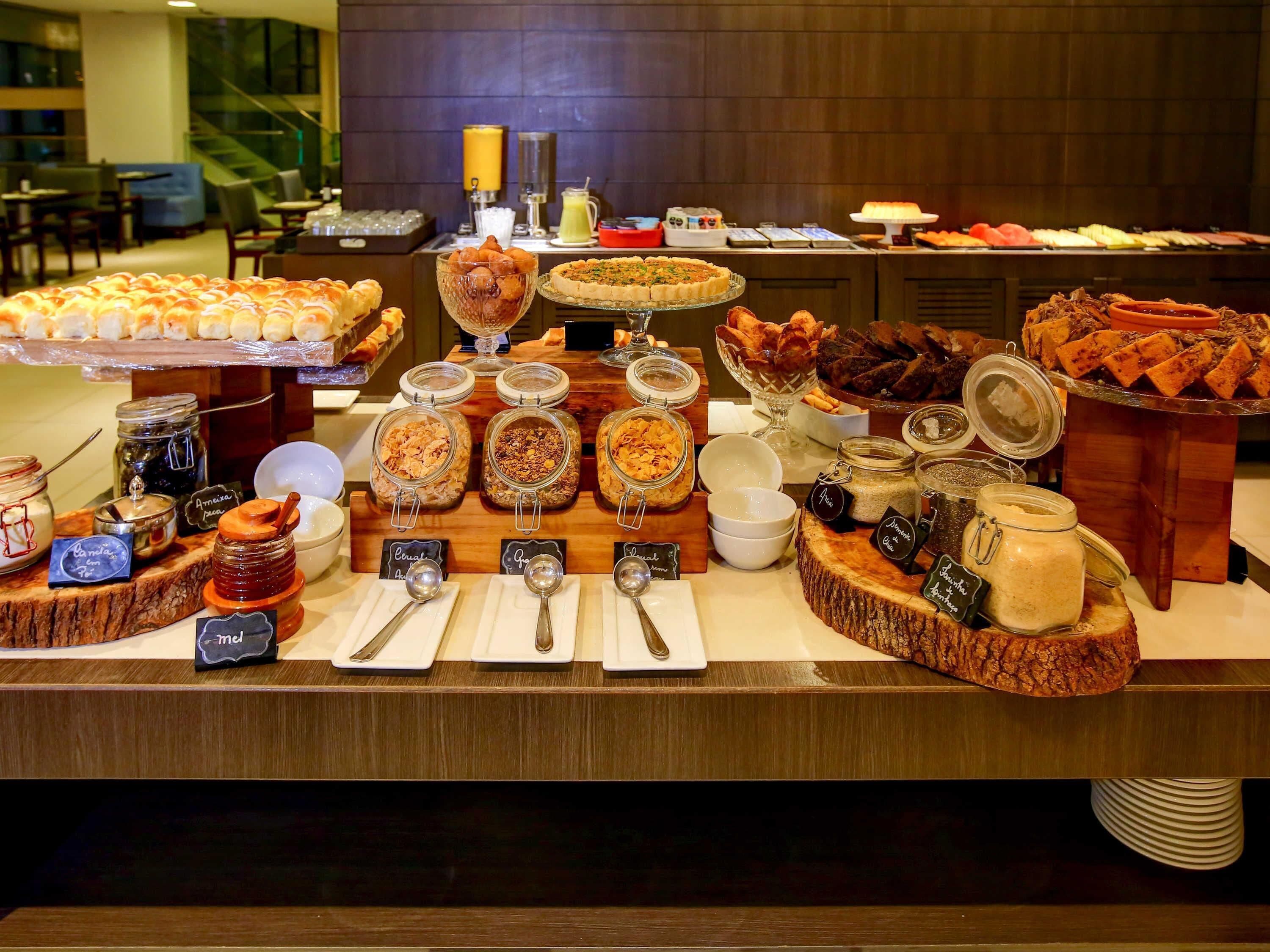 Breakfast, lunch and dinner served