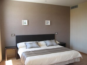 Down duvets, desk, iron/ironing board, free WiFi