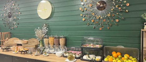 Daily buffet breakfast (EUR 10 per person)
