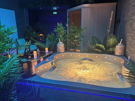 Turkish bath, hot stone massages, sports massages, body wraps