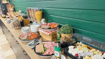 Daily buffet breakfast (EUR 10 per person)
