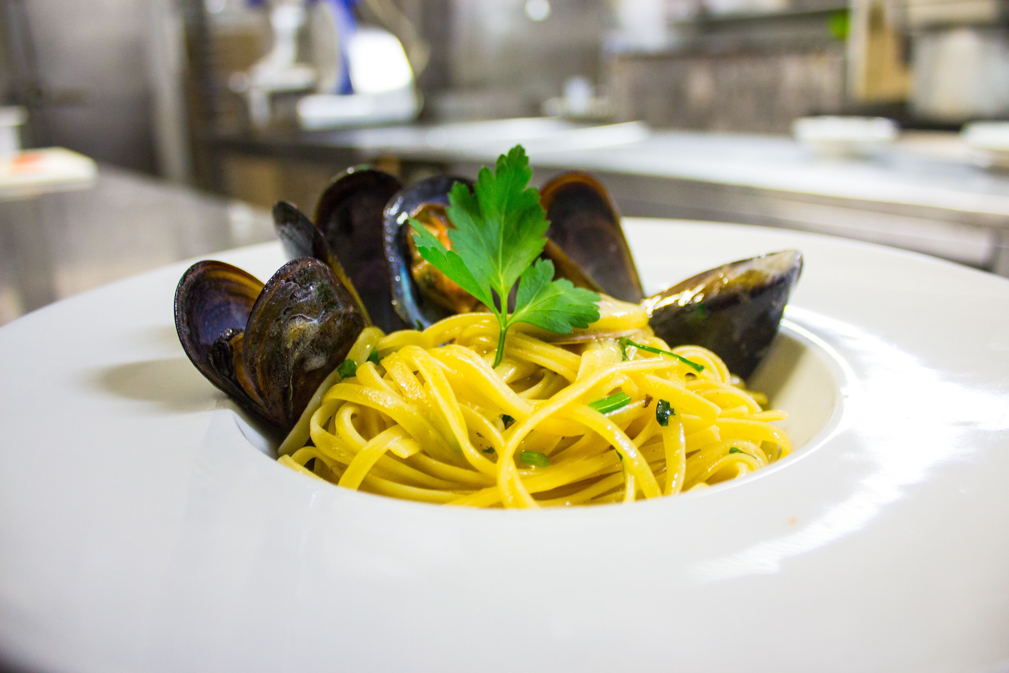 breakfast, lunch, dinner served; italian cuisine