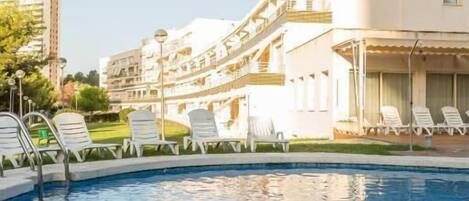 Indoor pool, outdoor pool