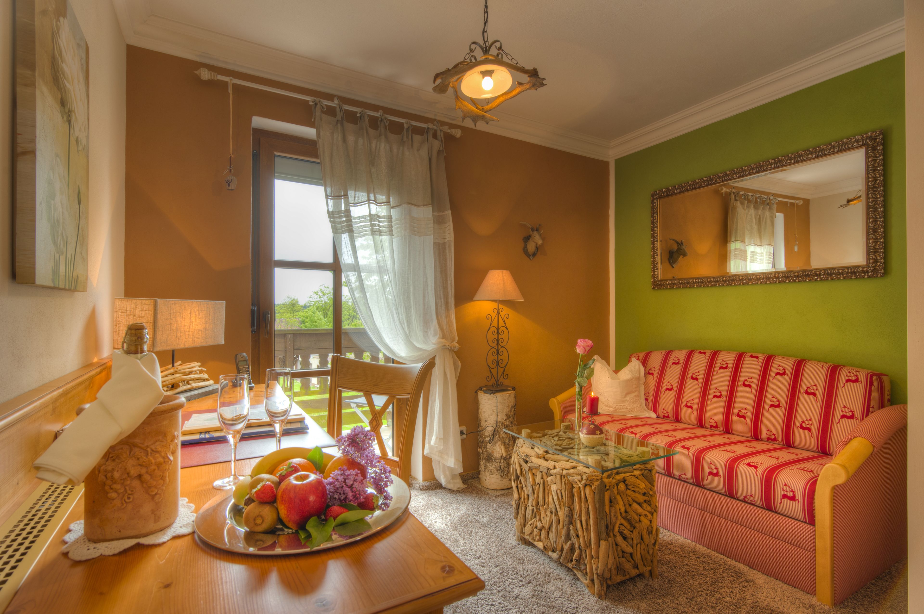 double room | living area | lcd tv