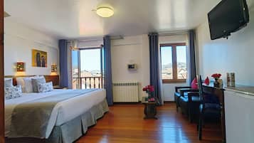 Superior-Doppelzimmer | Hochwertige Bettwaren, Pillowtop-Betten, Minibar, Zimmersafe