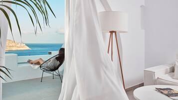 Suite Junior, vue mer | Vue sur la plage/lâocĂ©an