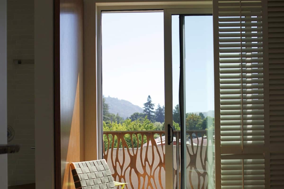 suite, multiple beds, city view | view from room