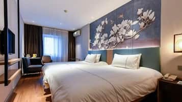 In-room safe, desk, blackout drapes, iron/ironing board (on request)