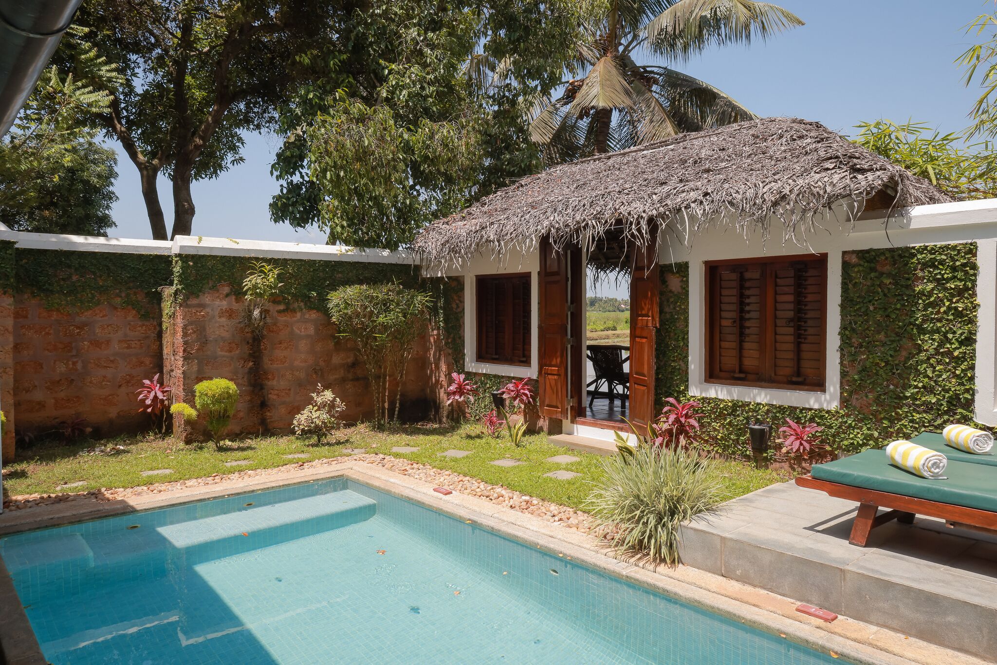 lake front pool view | 1 bedroom, premium bedding, minibar, in-room safe