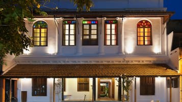 Front of property - evening/night
