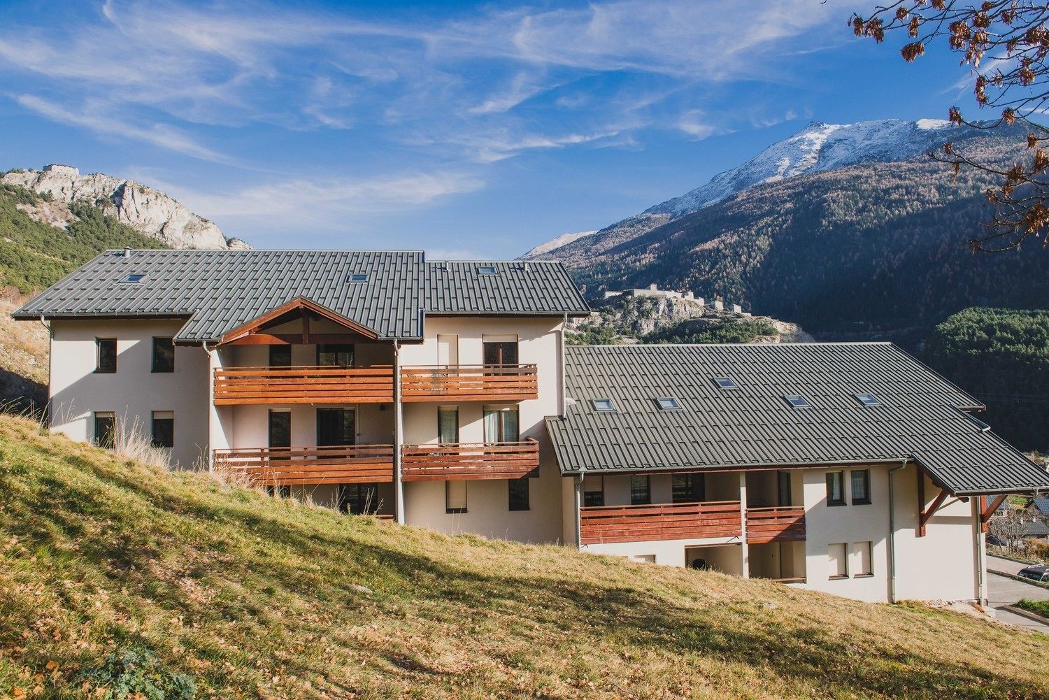 Fassade der Unterkunft