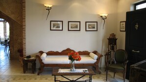 Lobby sitting area - Anagenessis Village (Zakynthos)