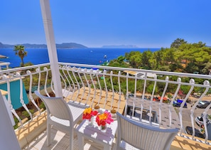 Honeymoon Room, Sea View | Balcony view