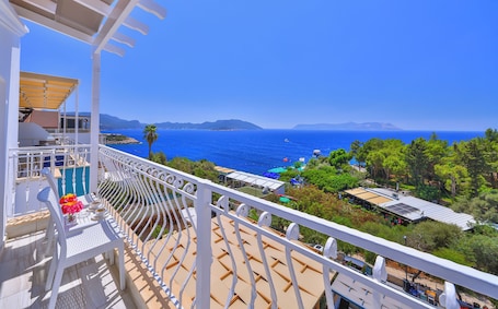 Double Room, Sea View | Balcony view. Linda Beach Class Hotel - Boutique Class