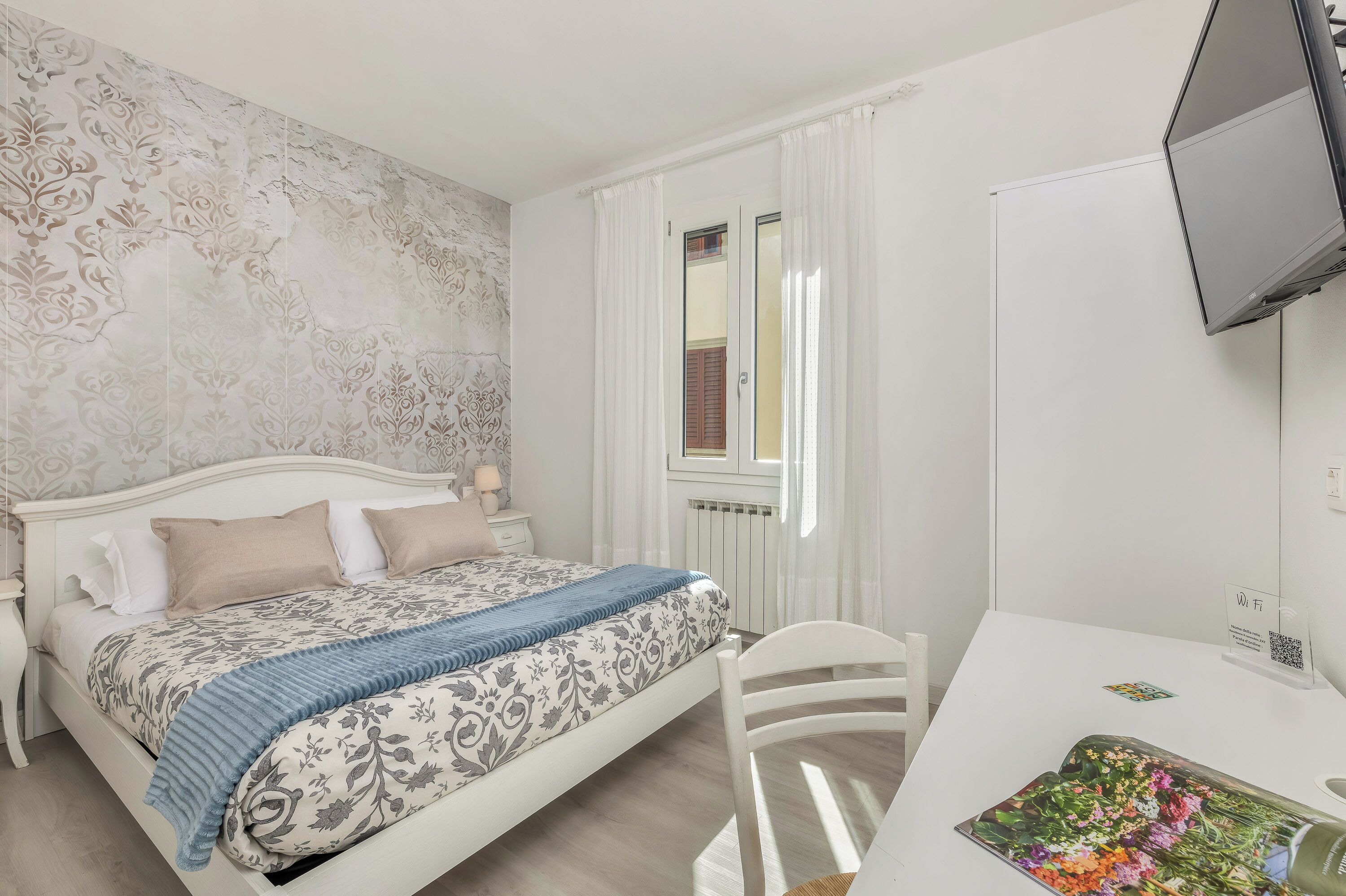 2 habitaciones, sábanas italianas Frette y ropa de cama hipoalergénica 